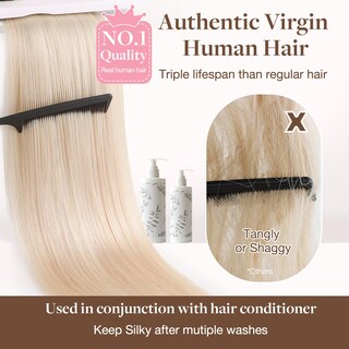 Foto 2 | Extensiones De Cabello Goo Goo Genius Weft Human Hair 18'' 50g - Venta Internacional.