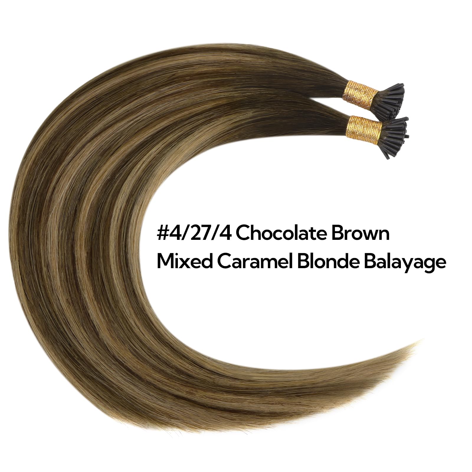 Foto 6 pulgar | Extensiones De Cabello Hotbanana I Tip Human Hair 14 Cm 50 G Choco - Venta Internacional.