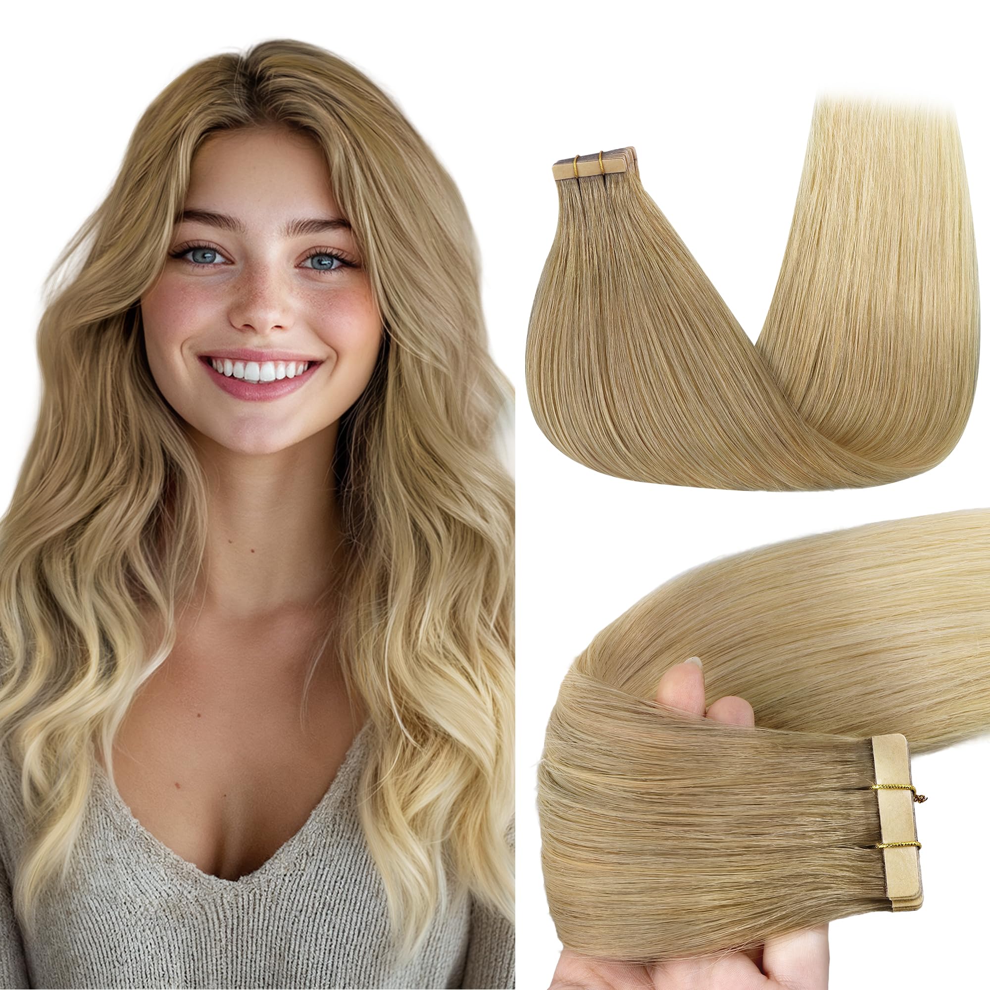 Foto 2 pulgar | Extensiones De Cabello Con Cinta Adhesiva Goo Goo, Cabello Humano, 10 Pulgadas, 30 G, 20 Unidades - Venta Internacional.