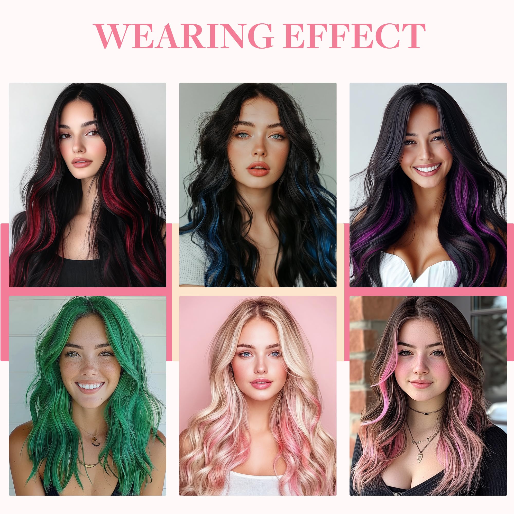 Foto 7 pulgar | Extensiones De Cabello Goo Goo Colored I Tip 18 Pulgadas 50 G 50s Purple - Venta Internacional.