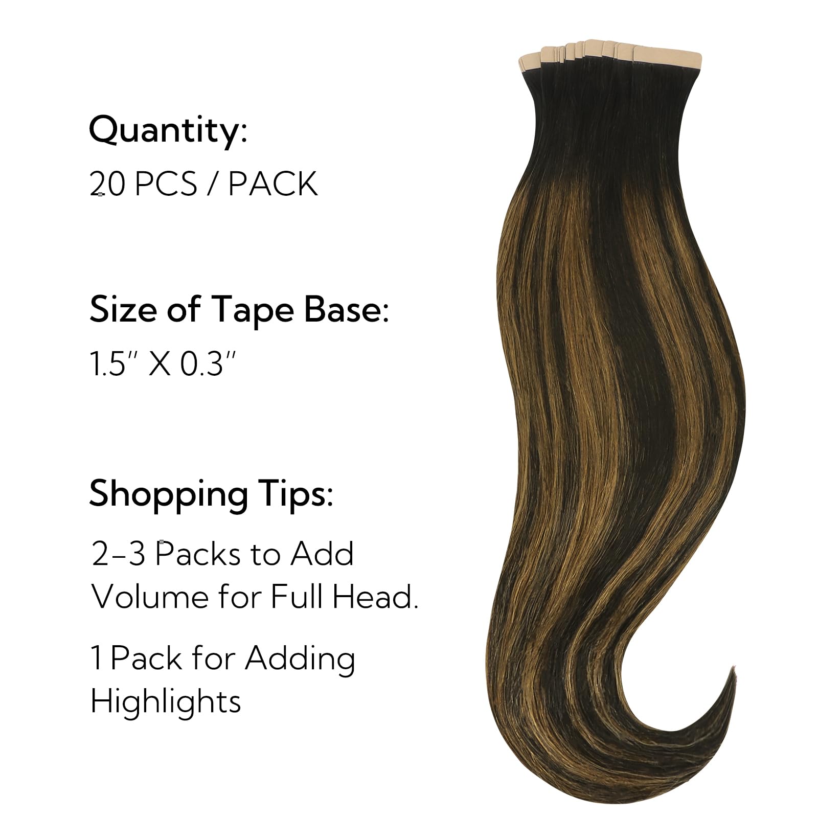 Foto 2 | Extensiones De Pelo Con Cinta Adhesiva Hotbanana, 50 G, 20 Unidades, 55 Cm, Remy Hair - Venta Internacional.