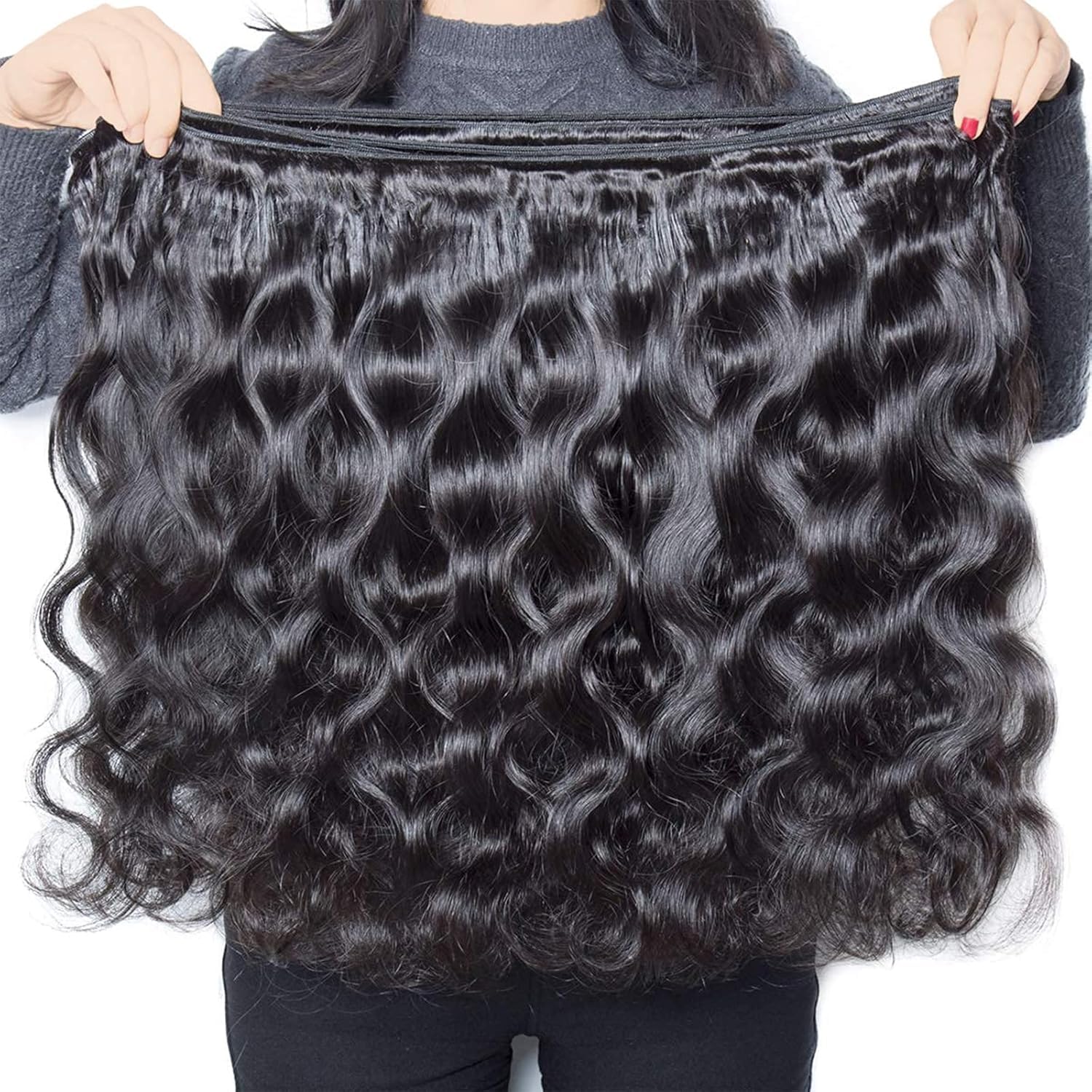 Foto 6 pulgar | Hair Bundles Generous Body Wave, 45 Cm, 3 Paquetes Con Cierre - Venta Internacional.