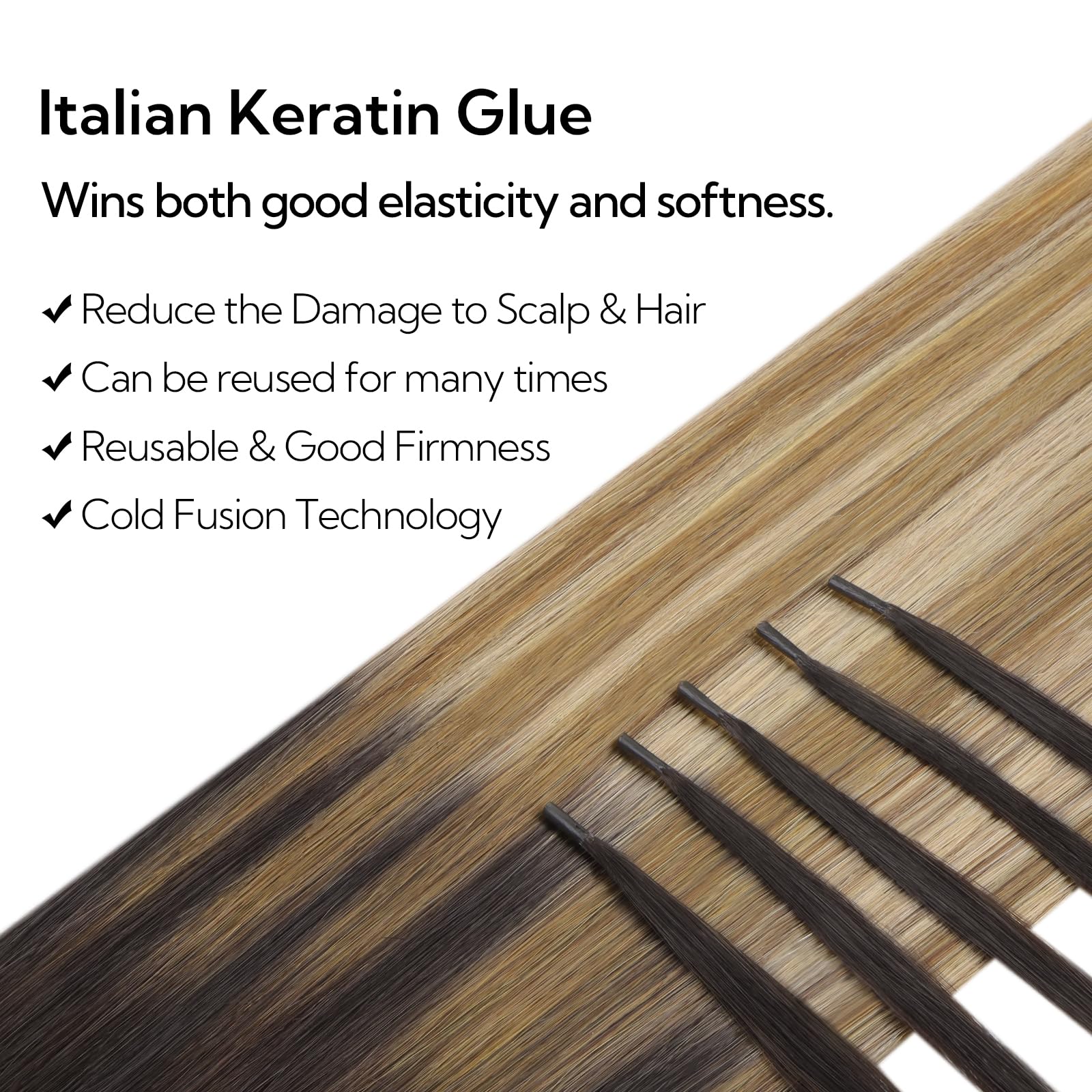 Foto 4 pulgar | Extensiones De Cabello Hotbanana I Tip Human Hair 24 Cm 50 G 50s - Venta Internacional.