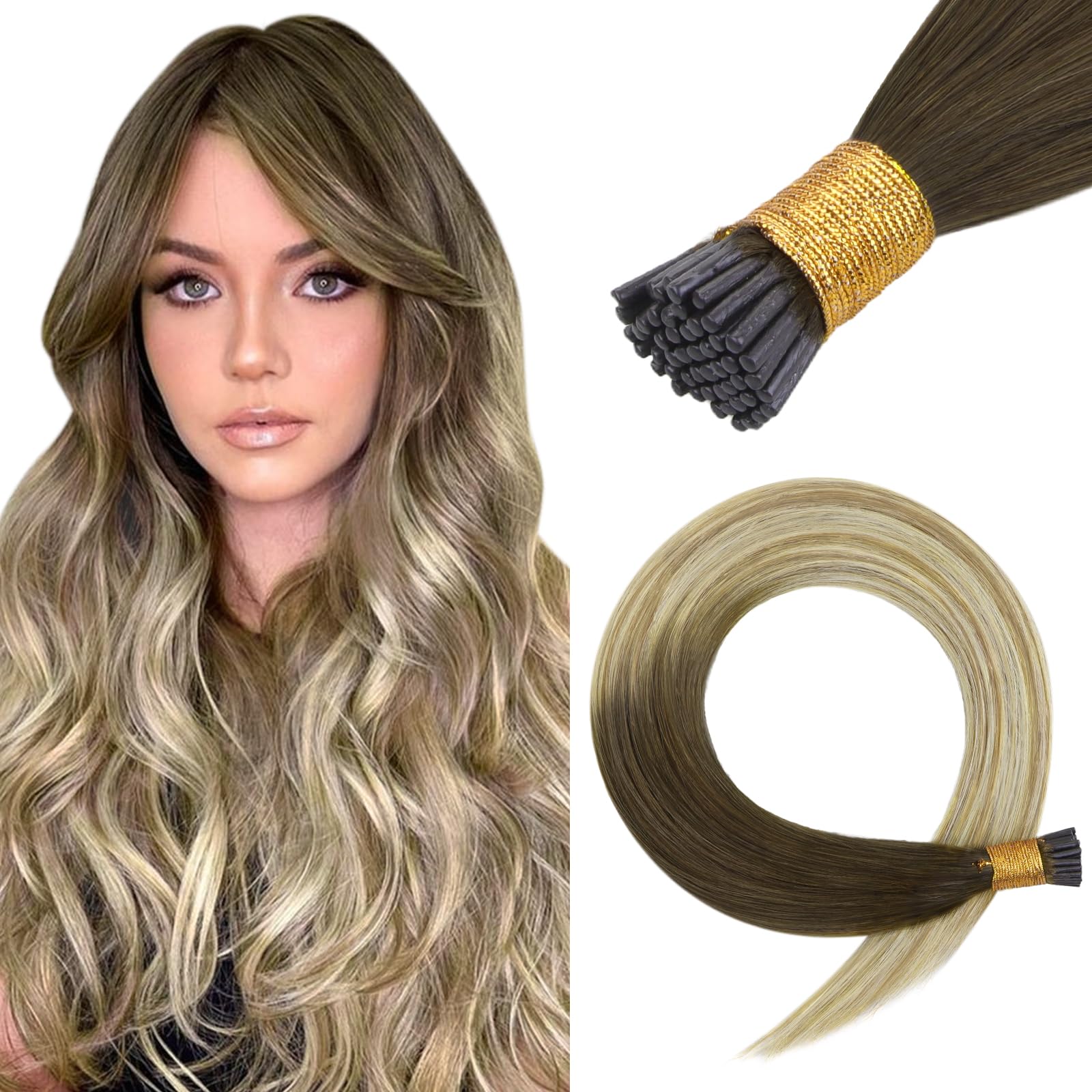 Foto 1 | Extensiones De Cabello Hotbanana I Tip Human Hair 24 Cm 50 G 50s - Venta Internacional.