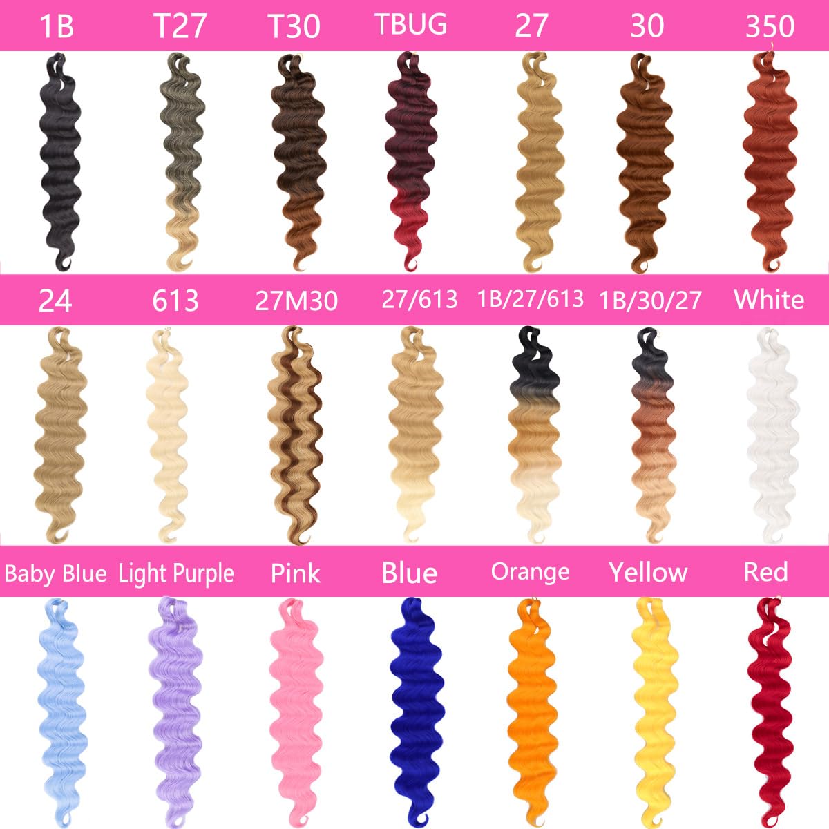 Foto 7 | Trenzado De Cabello Cookoo Body Wave, 18 Pulgadas, 9 Paquetes Sintéticos - Venta Internacional.