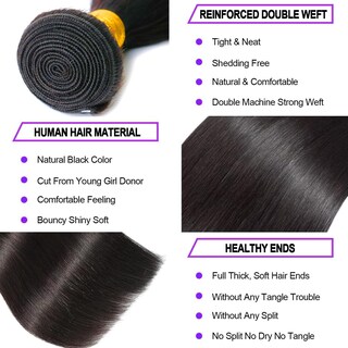 Foto 3 | Hair Bundles Violet 12a, Lacio Brasileño, 26 Pulgadas, 100% Virgen - Venta Internacional.