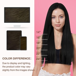 Foto 7 | Extensiones De Cabello Goo Goo Genius Weft Human Hair 1c Moca 16cm 100g - Venta Internacional.