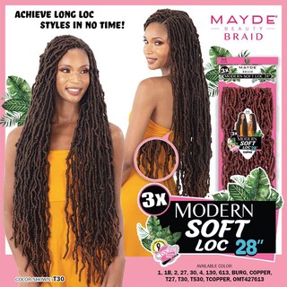 Foto 4 | Trenzas De Ganchillo Mayde Beauty Modern Soft Loc, 28 X 3 X 28 Cm - Venta Internacional.