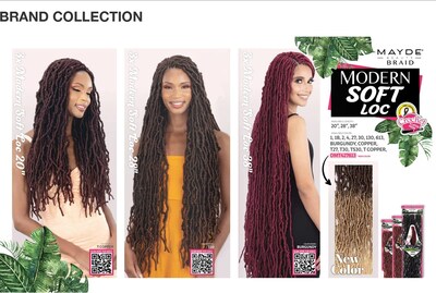 Foto 7 | Trenzas De Ganchillo Mayde Beauty Modern Soft Loc, 28 X 3 X 28 Cm - Venta Internacional.