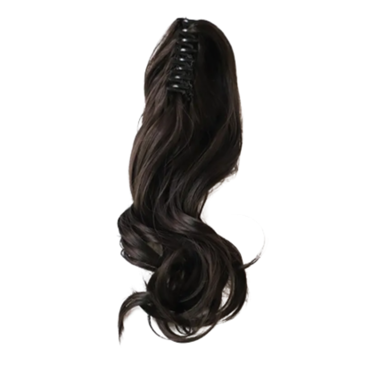 Foto 2 | Coletas De Cabello Natural De Extensión Con Clip Malubero color Café Oscuro