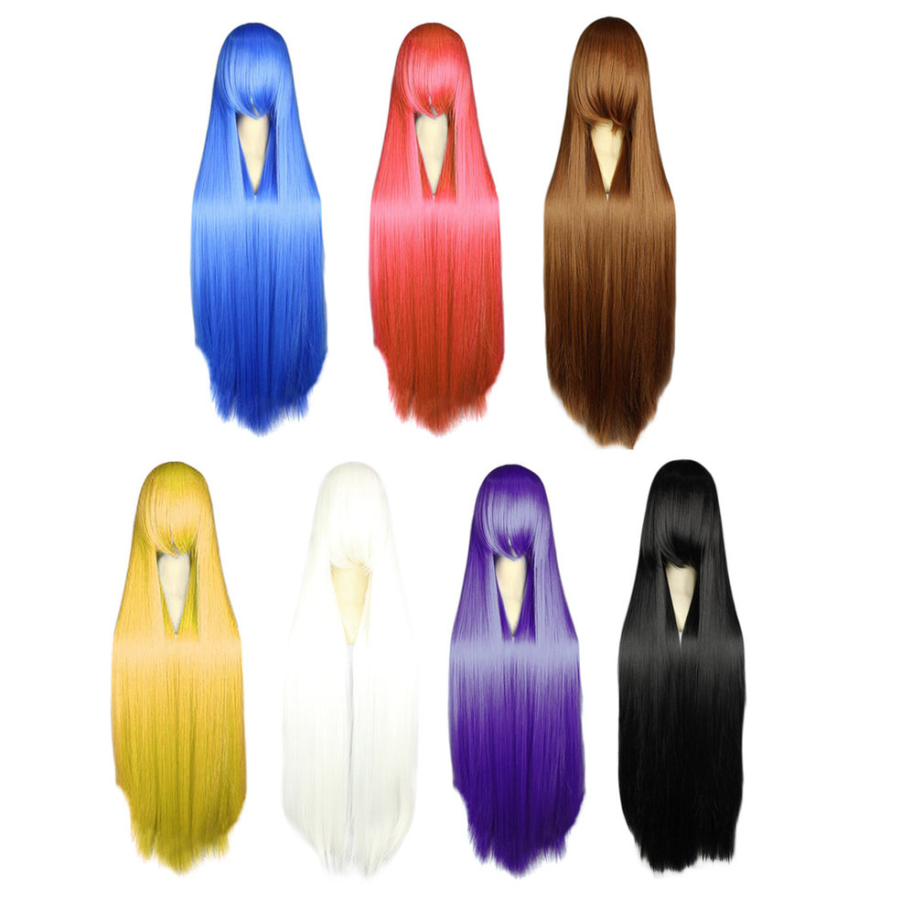 Foto 5 pulgar | Venta Internacional - Peluca para Mujer Larga 80 cm Sintética