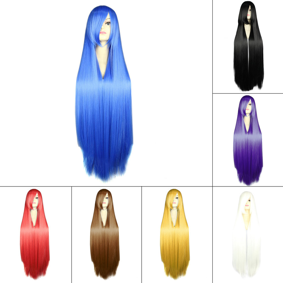Foto 6 pulgar | Venta Internacional - Peluca para Mujer Larga 80 cm Sintética
