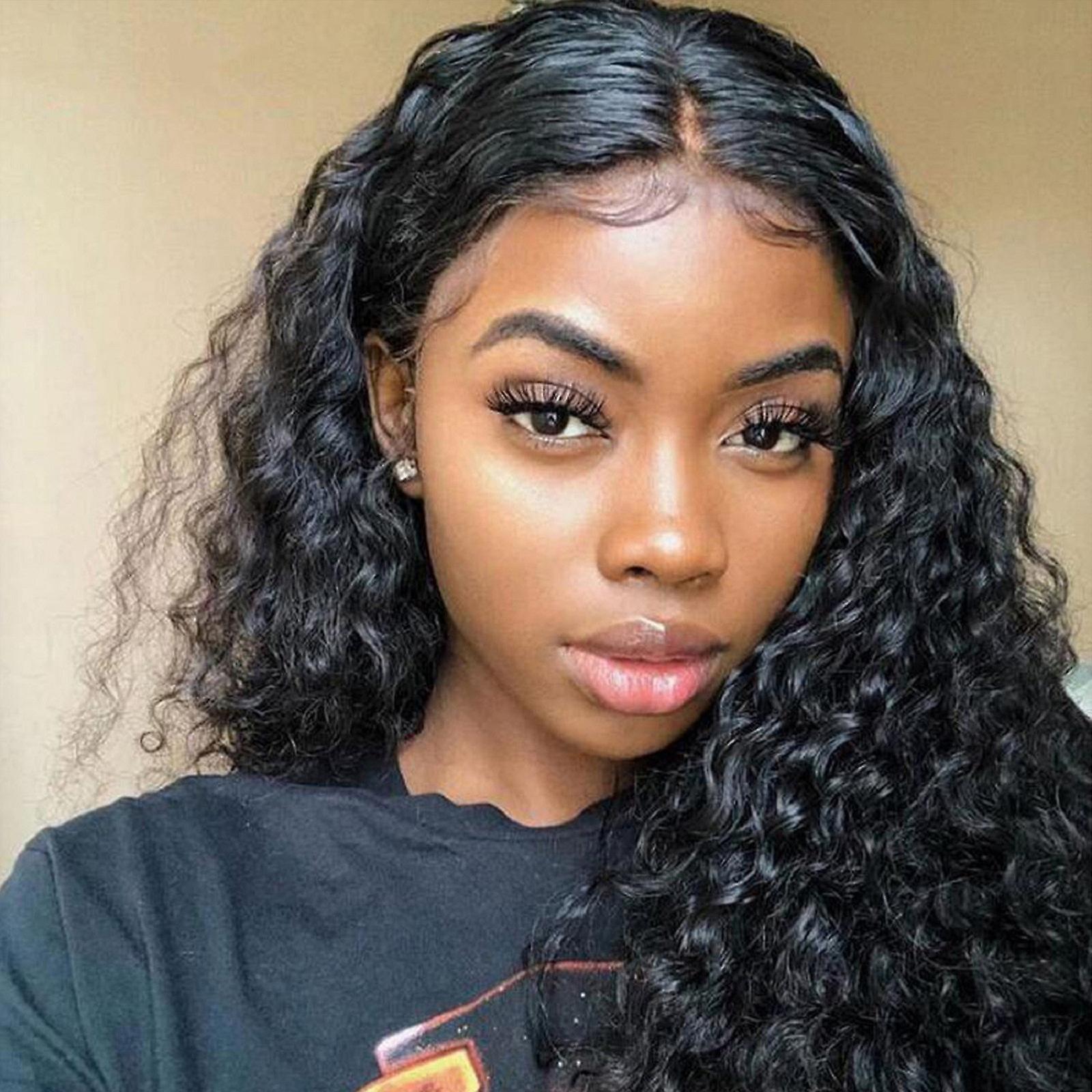 Foto 6 pulgar | Venta Internacional - Peluca Rizada Pelo Negra Mediano