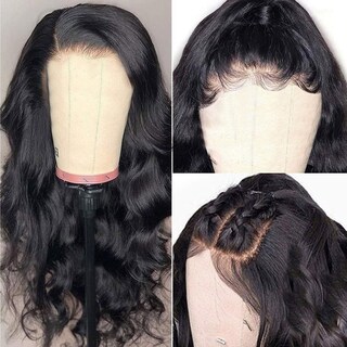 Foto 3 | Venta Internacional - Peluca Ondulada Mediana Negra