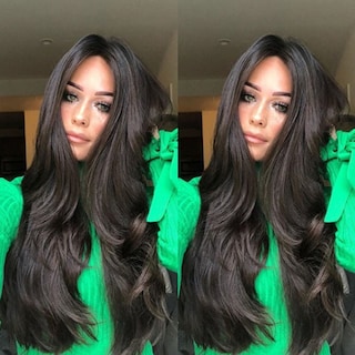 Foto 3 | Venta Internacional - Peluca Larga de Cabello Humano Body Wave