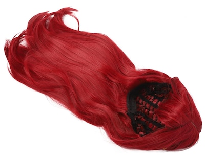 Foto 1 | Peluca Larga Con Flequillo Lacio Para Mujer Dama Cosplay, Rojo