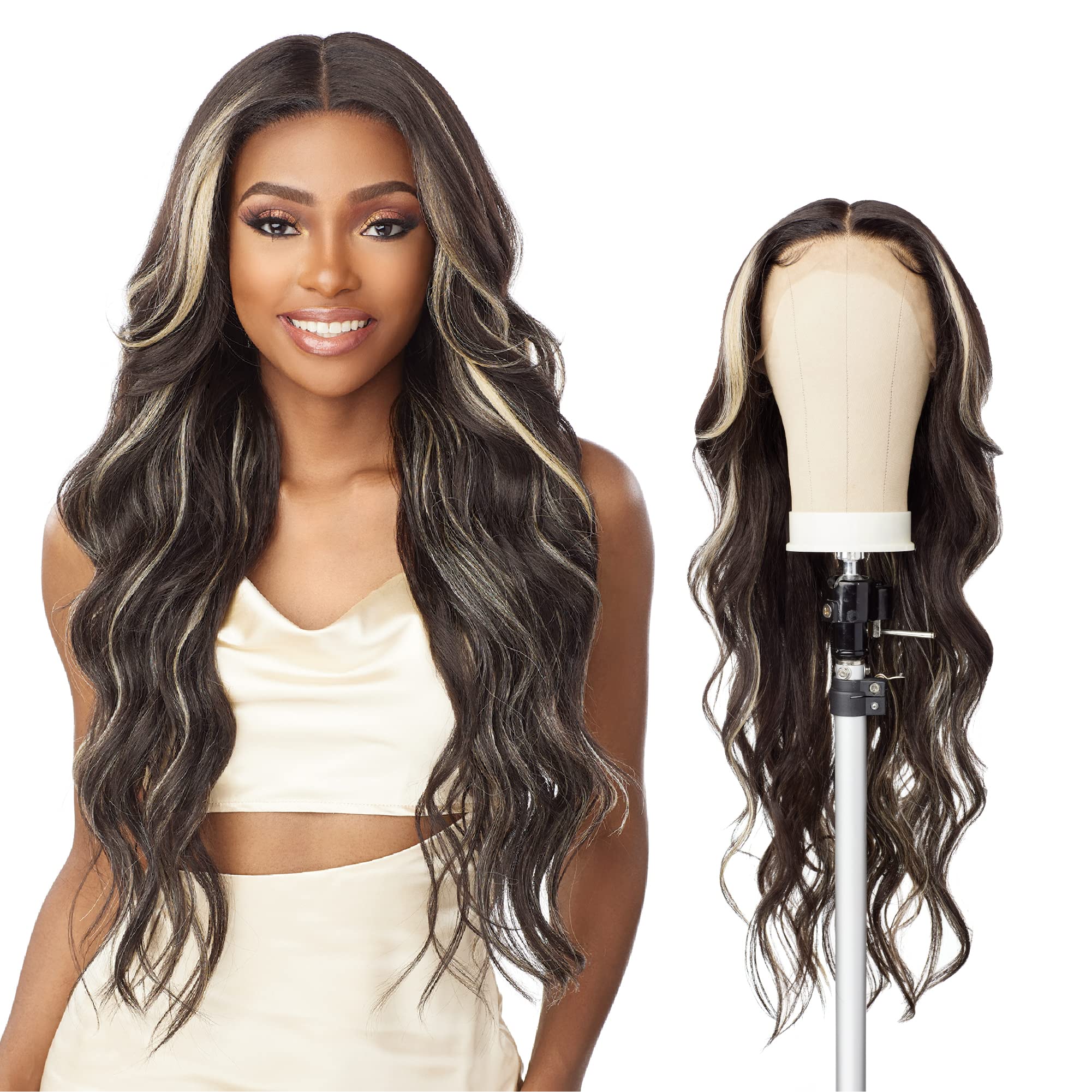 Foto 2 pulgar | Peluca Sensationnel Butta Lace Front Butta Unit 34 Flamboyageblonde - Venta Internacional.