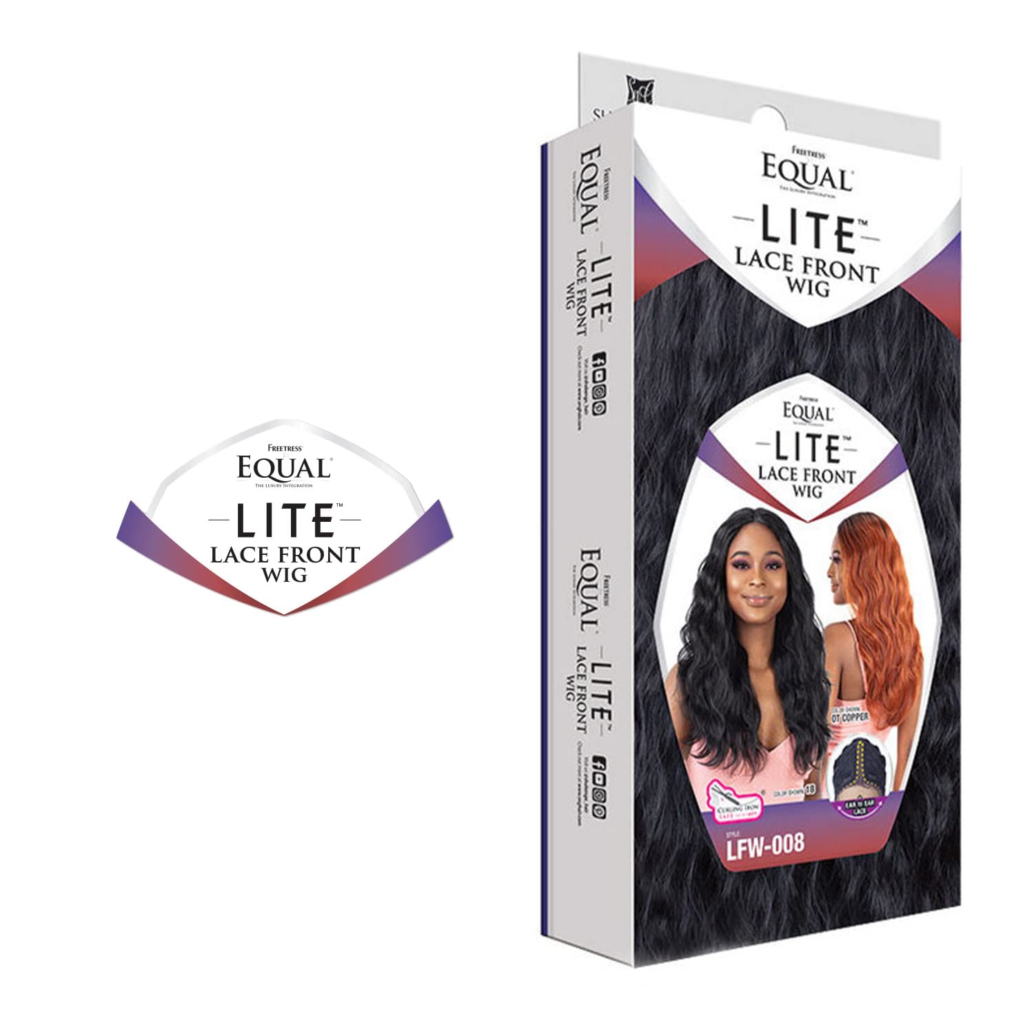 Foto 3 | Peluca Freetress Equal Lite Con Encaje Frontal Lfw 008 Lite Lace (1) - Venta Internacional.