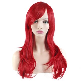 Foto 3 | Peluca Akstore Fashion De 70 Cm De Largo, Pelo Rizado Y Ondulado, Para Cosplay, Color Rojo - Venta Internacional.