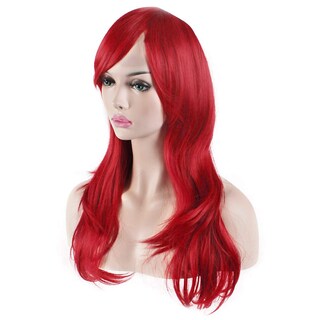 Foto 4 | Peluca Akstore Fashion De 70 Cm De Largo, Pelo Rizado Y Ondulado, Para Cosplay, Color Rojo - Venta Internacional.