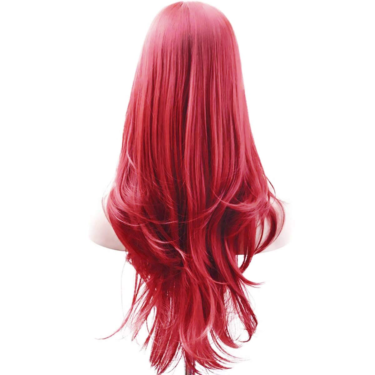 Foto 6 pulgar | Peluca Akstore Fashion De 70 Cm De Largo, Pelo Rizado Y Ondulado, Para Cosplay, Color Rojo - Venta Internacional.