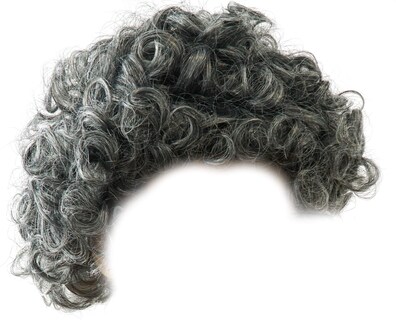 Foto 5 | Set De Cosplay Vibe Old Lady, Peluca De Pelo Gris Con Collar Y Gafas - Venta Internacional.