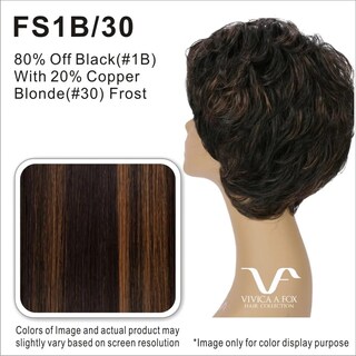 Foto 5 | Peluca Vivica A. Fox Joleen-v De Fibra Sintética Color Fs1b30 - Venta Internacional.