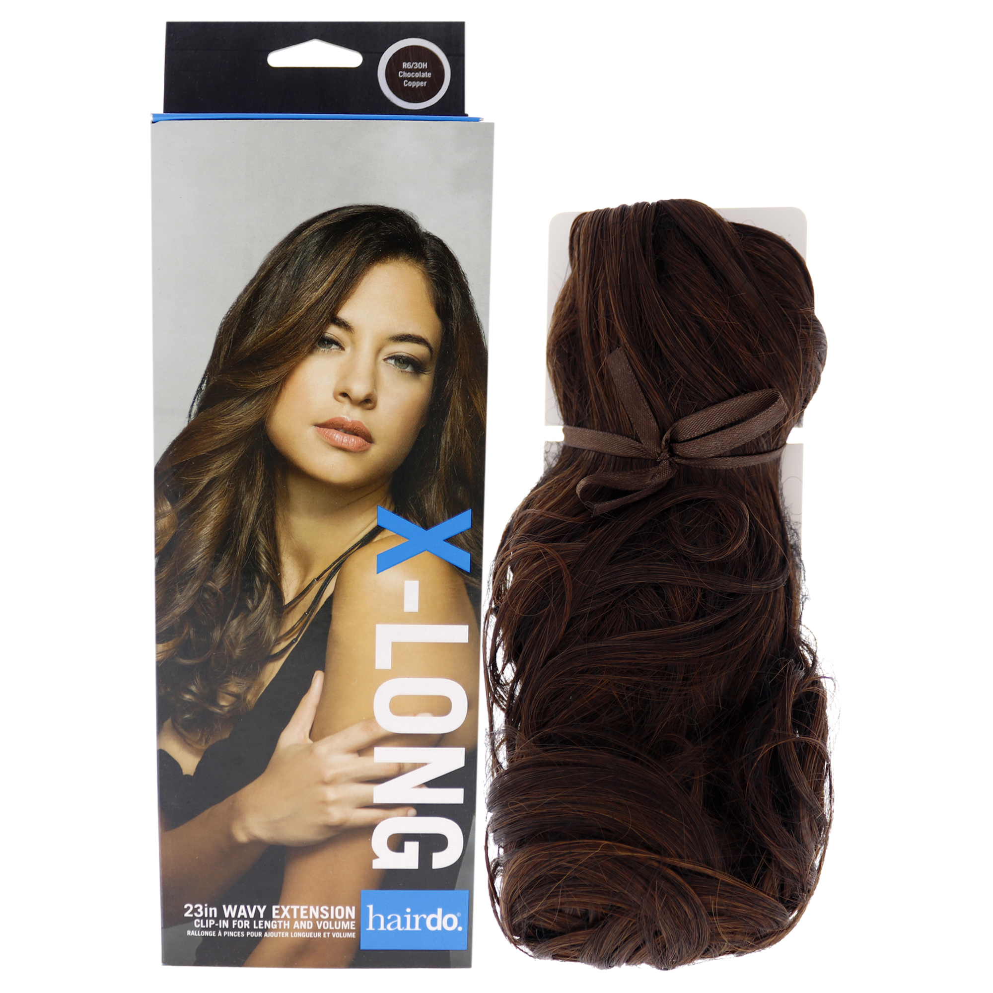 Foto 2 pulgar | Extensión De Cabello Hairdo Wavy R6 30h, Chocolate Y Cobre, 58 Cm - Venta Internacional.