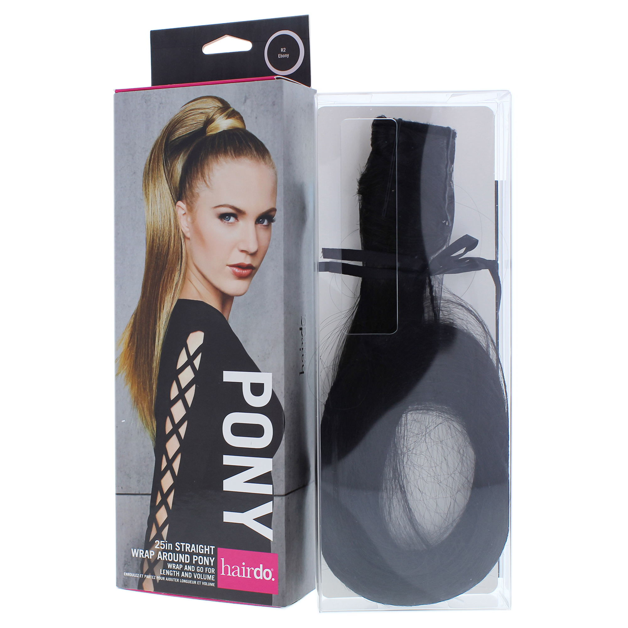 Foto 4 pulgar | Extensión De Pelo Straight Pony R2 Ebony 63,5 Cm Synthetic - Venta Internacional.