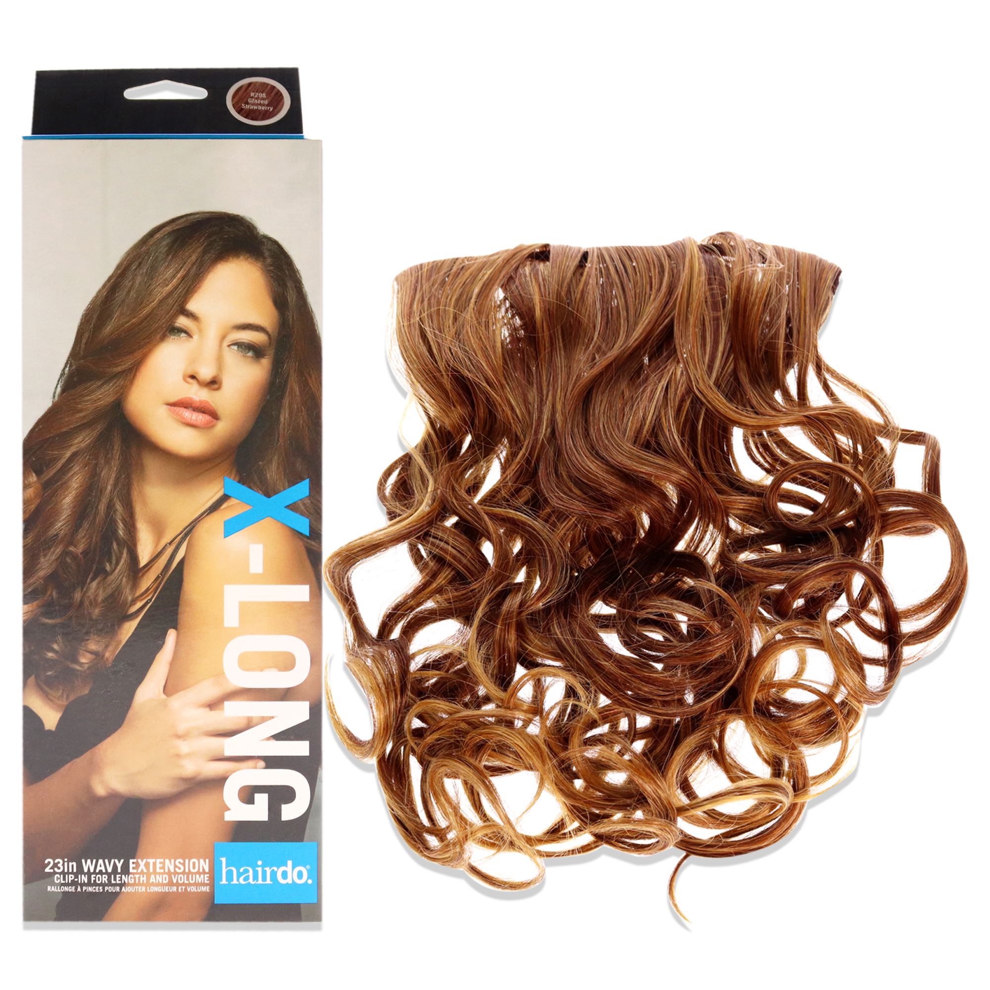 Foto 2 pulgar | Extensión De Cabello Wavy R29s, Color Fresa Esmaltada, 58 Cm - Venta Internacional.