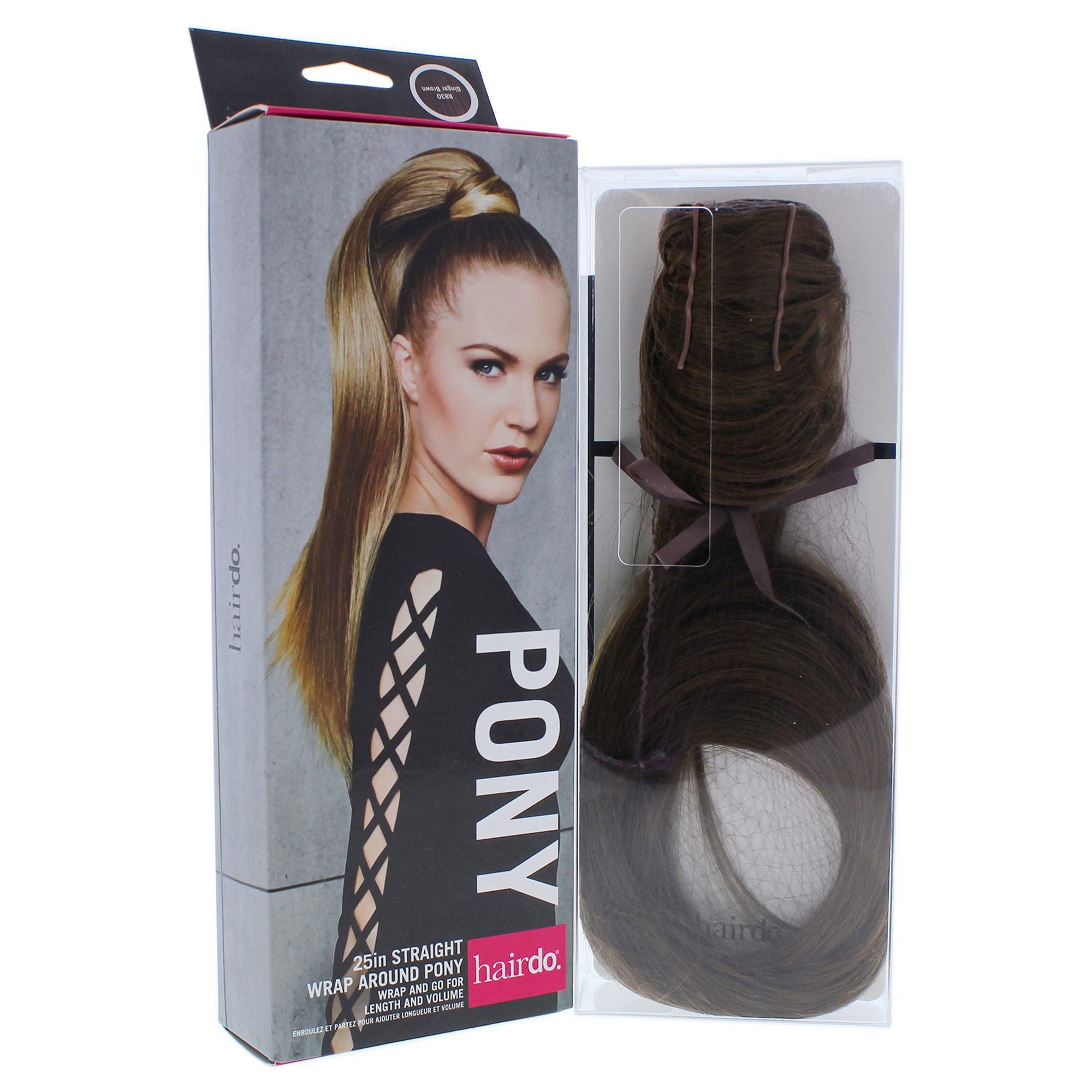 Foto 2 pulgar | Extensión De Cabello Hairdo Straight Pony R830 Ginger Brown 63 Cm - Venta Internacional.