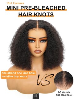 Foto 5 | Peluca Domiso Max Part, 10 X 7 Pulgadas, Pelo Humano Rizado, Afro Rizado, 18 Pulgadas - Venta Internacional.