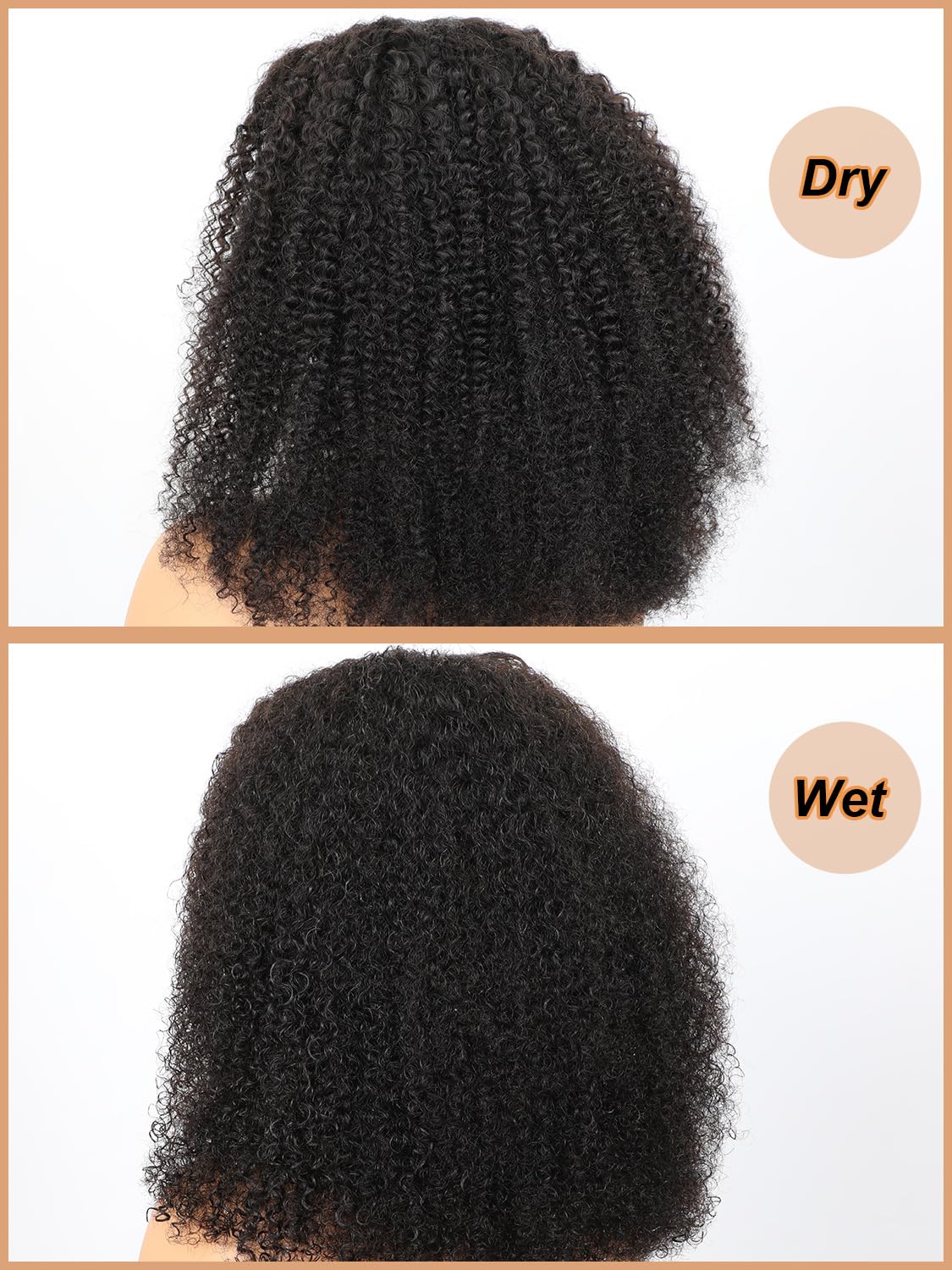 Foto 8 pulgar | Peluca Domiso Max Part, 10 X 7 Pulgadas, Pelo Humano Rizado, Afro Rizado, 18 Pulgadas - Venta Internacional.