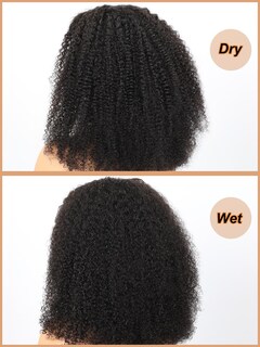 Foto 7 | Peluca Domiso Max Part, 10 X 7 Pulgadas, Pelo Humano Rizado, Afro Rizado, 18 Pulgadas - Venta Internacional.