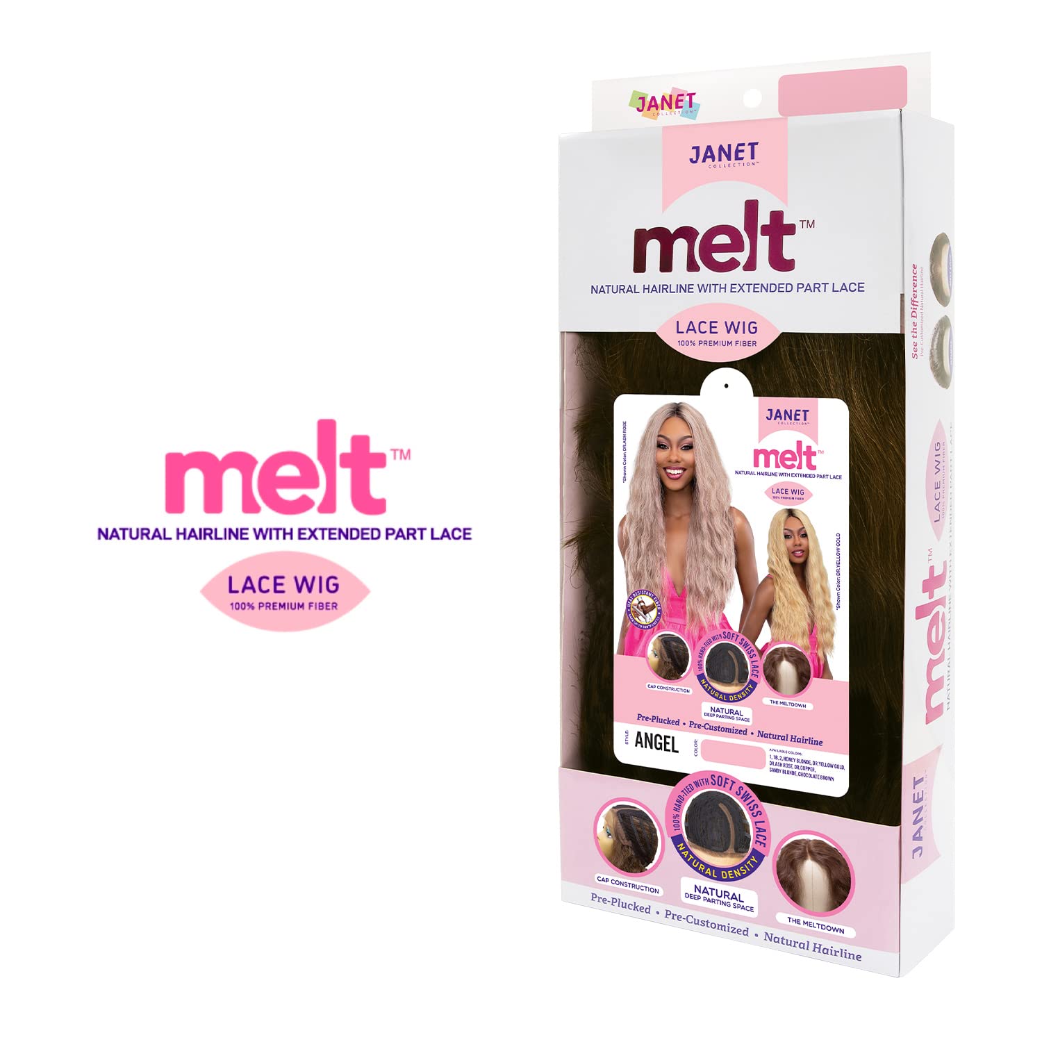 Foto 4 pulgar | Peluca Janet Collection Melt Extended Angel Lace Party Deep - Venta Internacional.