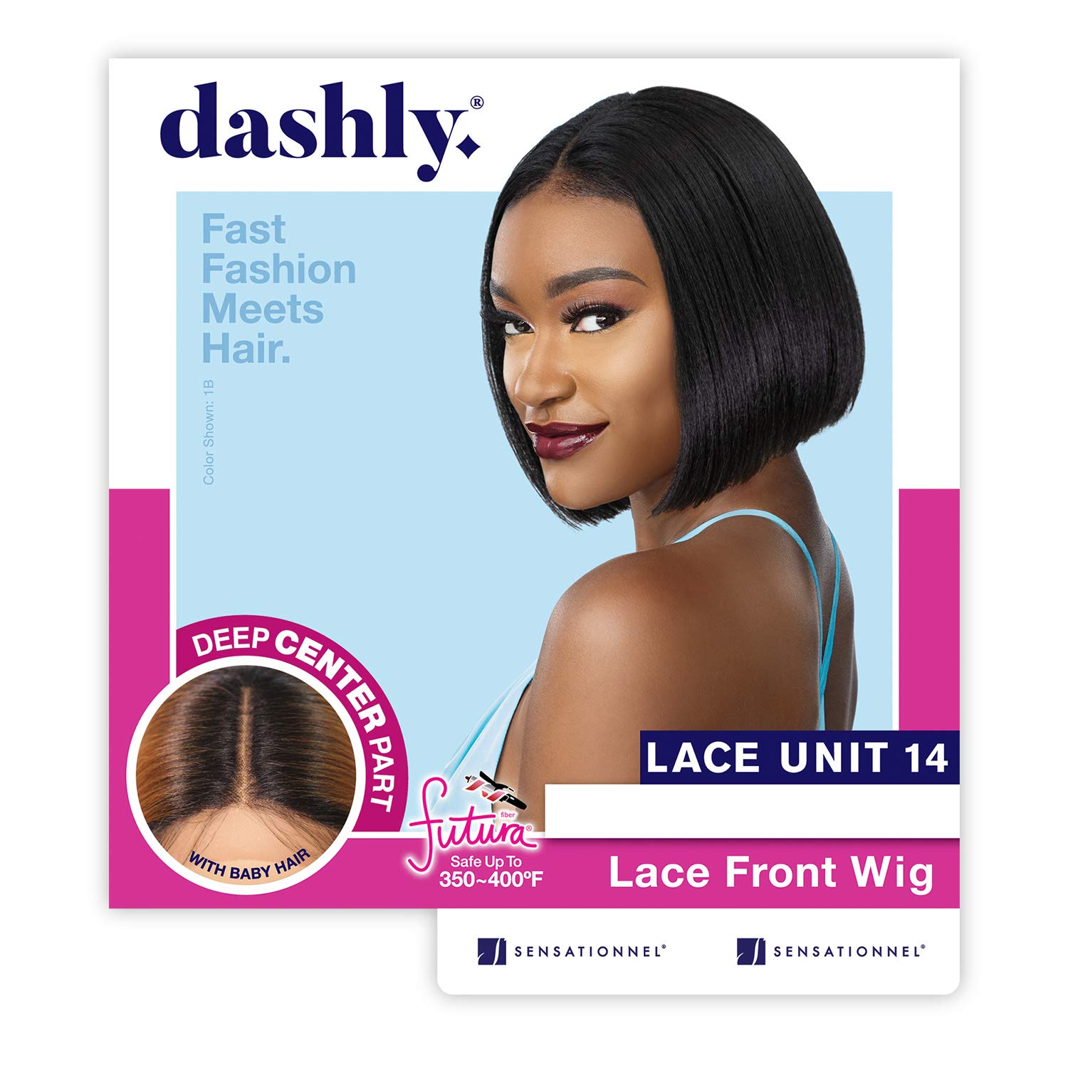Foto 2 | Peluca Con Encaje En La Parte Delantera Sensationnel Dashly Lace Unit 14 - Venta Internacional.