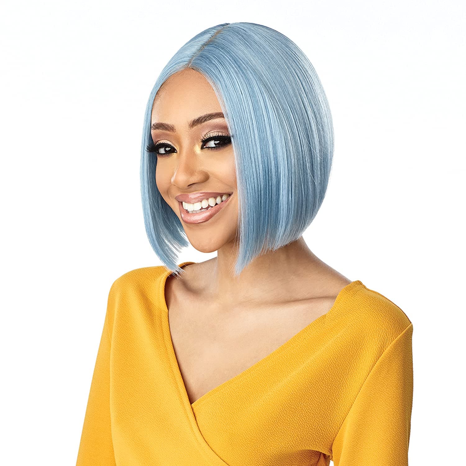 Peluca Sensationnel Shear Muse Hd Lace Synthetic Akeeva Púrpura - Venta Internacional. $1,278