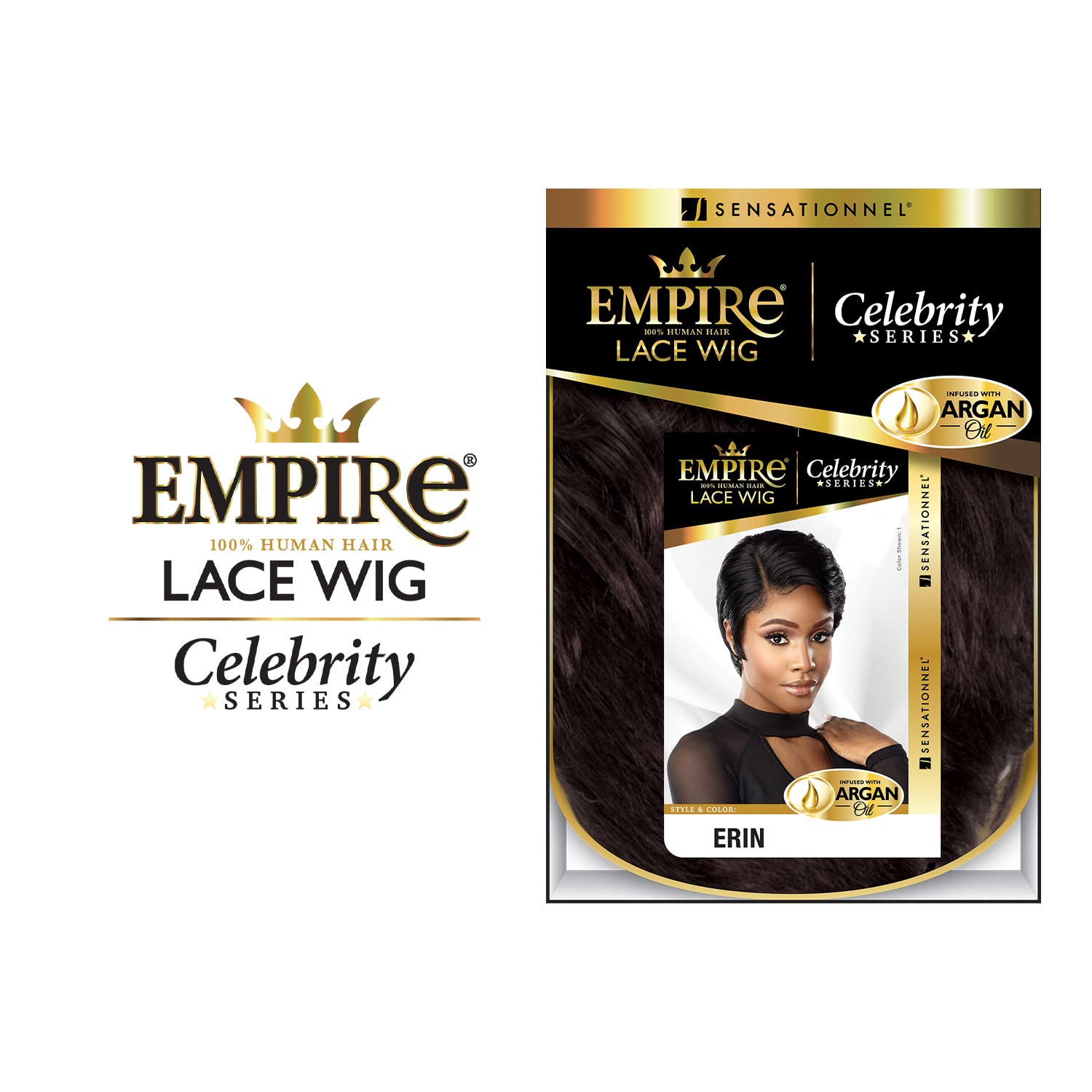 Foto 4 pulgar | Wig Sensationnel Empire Celebrity Series Erin Human Hair - Venta Internacional.