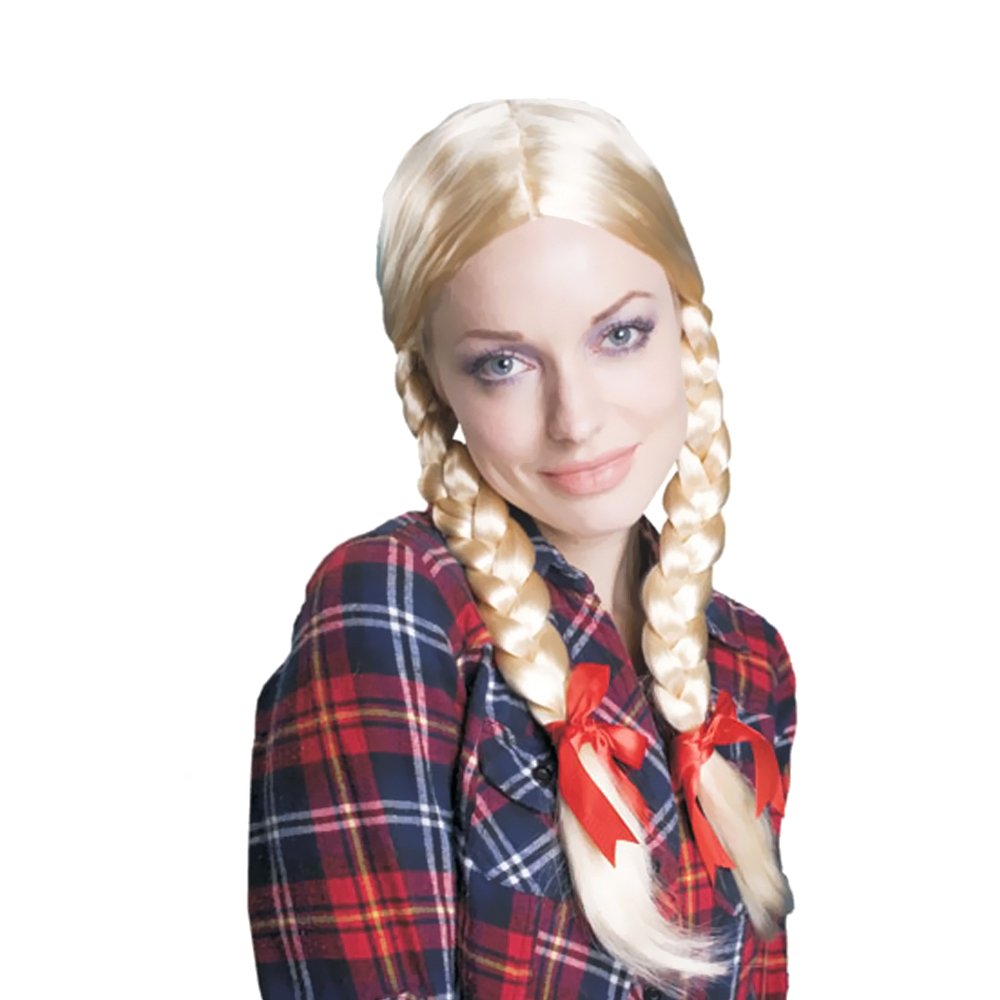 Foto 2 pulgar | Wig Dress Up America Blonde Pigtail Para Mujer - Venta Internacional.