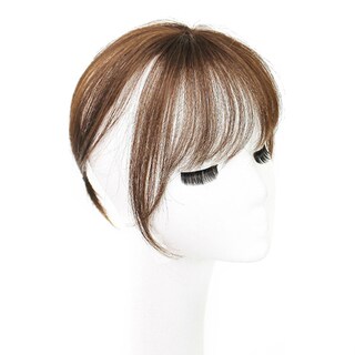 Foto 2 | Peluca De Pelo Negra Natural Con Flequillo Para Mujer - Venta Internacional.