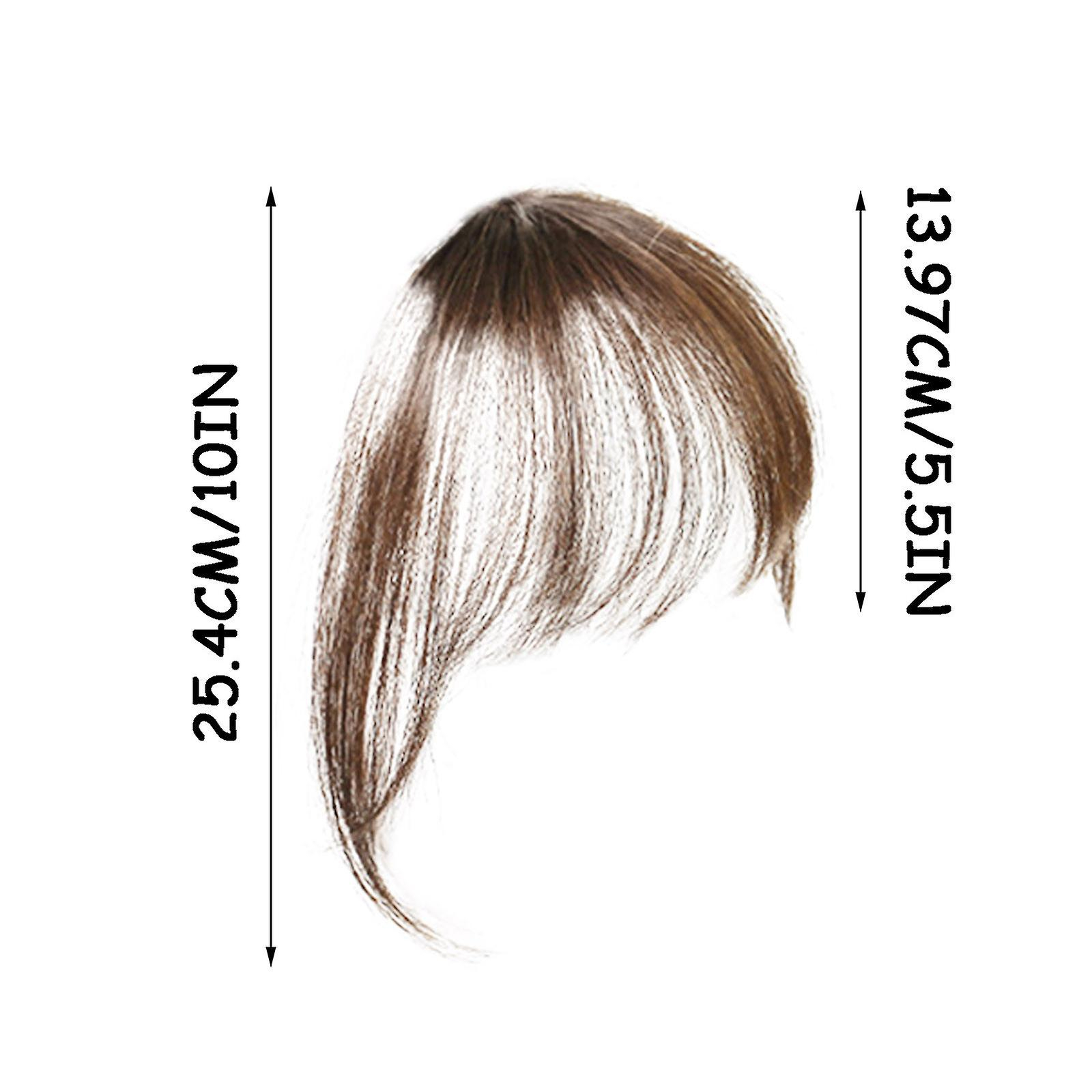 Foto 5 pulgar | Peluca De Pelo Negra Natural Con Flequillo Para Mujer - Venta Internacional.