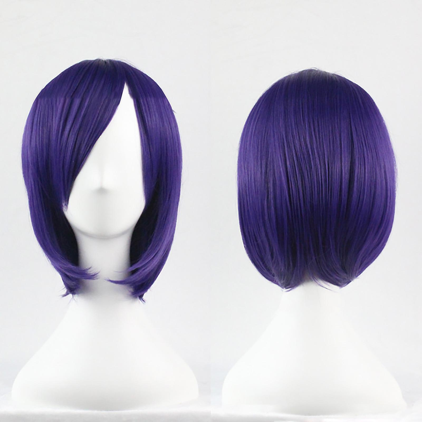 Foto 2 | Peluca Huoguo Fashion Girl  Natural  Recta  Con Flequillo Inclinado - Venta Internacional.