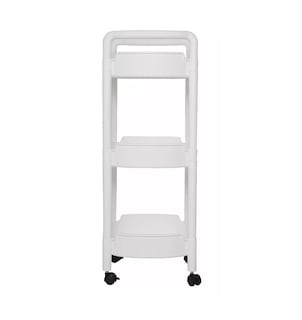 Foto 2 | Carrito Organizador 360 Multiusos 3 Niveles Plástico color Blanco
