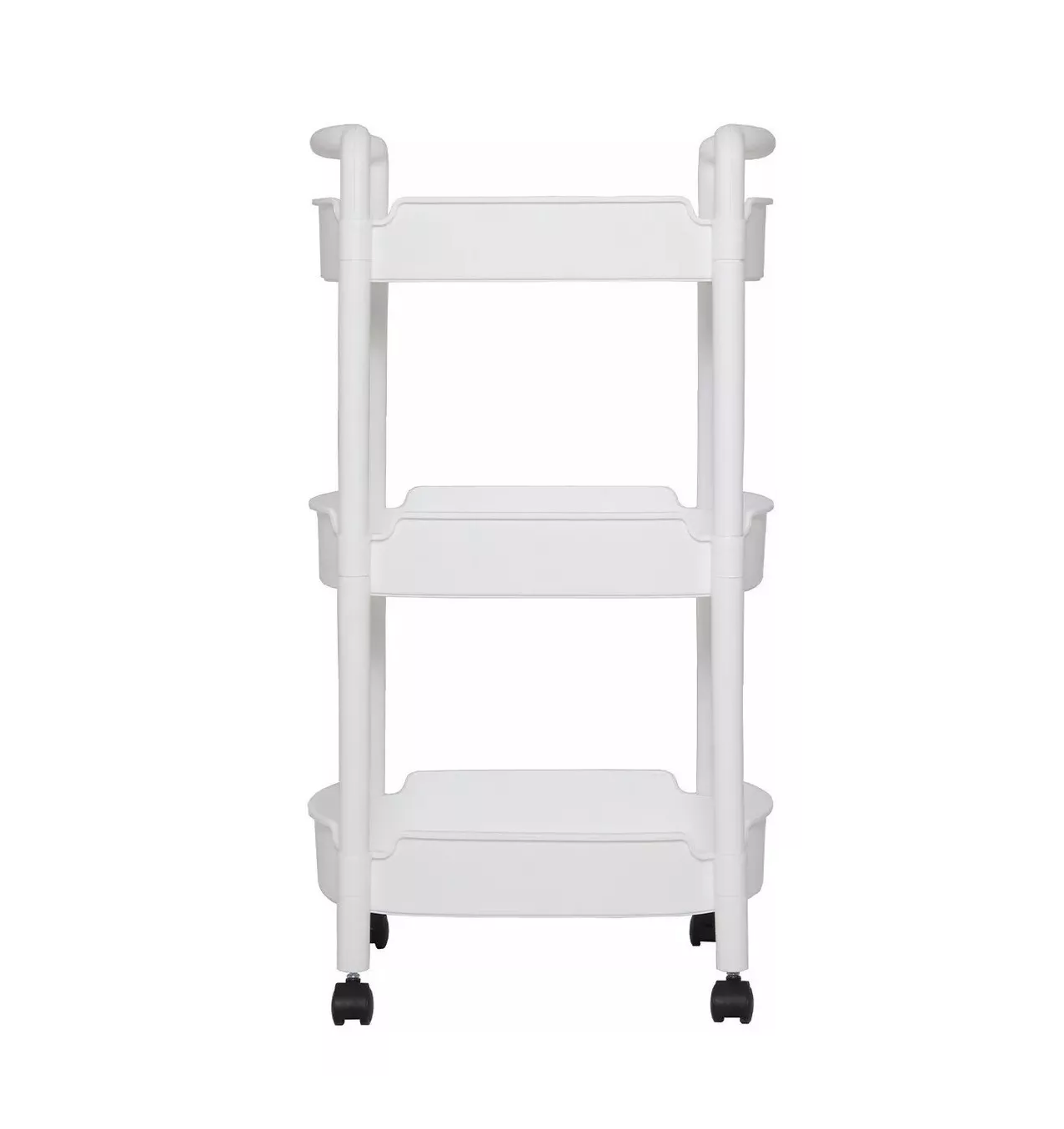 Foto 3 | Carrito Organizador 360 Multiusos 3 Niveles Plástico color Blanco