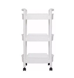 Foto 3 | Carrito Organizador 360 Multiusos 3 Niveles Plástico color Blanco
