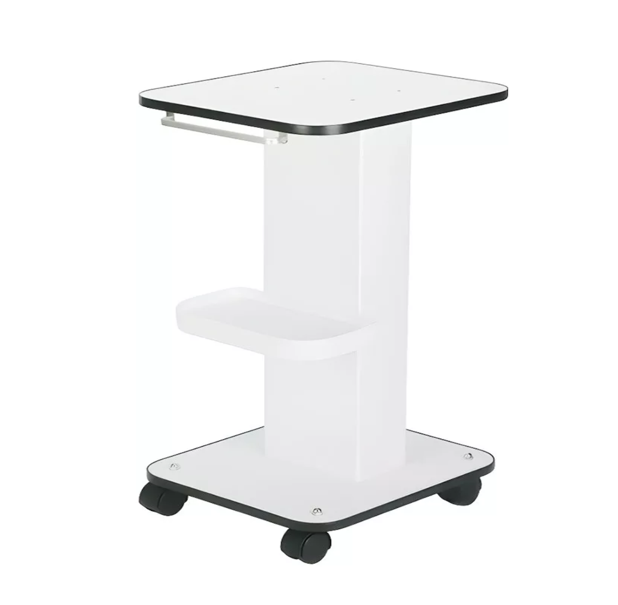 Foto 2 pulgar | Carrito de Asistencia Estética Blanco con Ruedas y Frenos Inteligentes