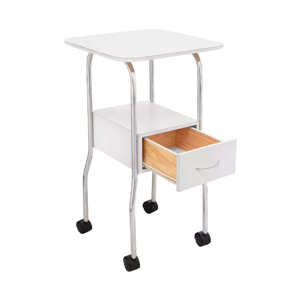 Foto 3 pulgar | Carrito Auxiliar Para Estética Bluelander Blanco Con Capacidad De 30 Kg