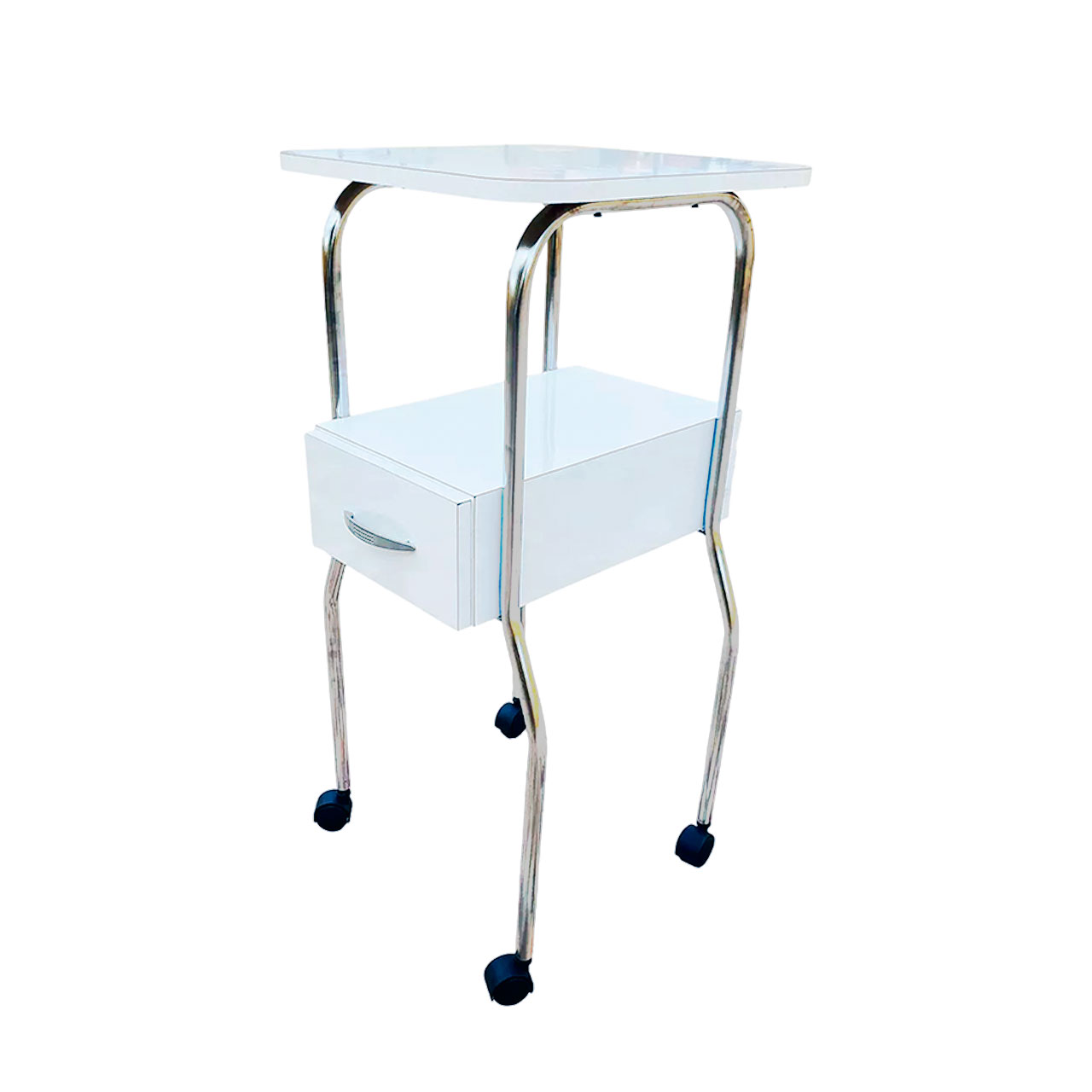 Foto 4 pulgar | Carrito Auxiliar Para Estética Bluelander Blanco Con Capacidad De 30 Kg