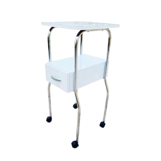 Foto 3 | Carrito Auxiliar Para Estética Bluelander Blanco Con Capacidad De 30 Kg