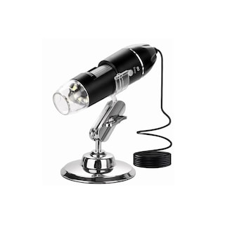 Foto 1 | Language Mini Microscopio Digital Usb Optico Hd 8 Leds Eo Safe Imports Esi-1955-1 Negro